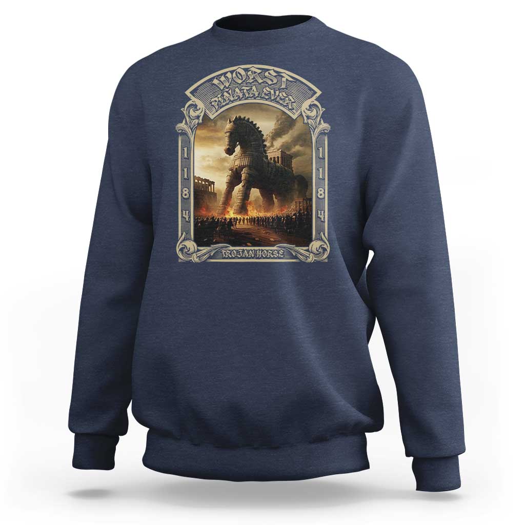 Trojan Horse Sweatshirt Ancient Greek Epic Mythlogy History Lover