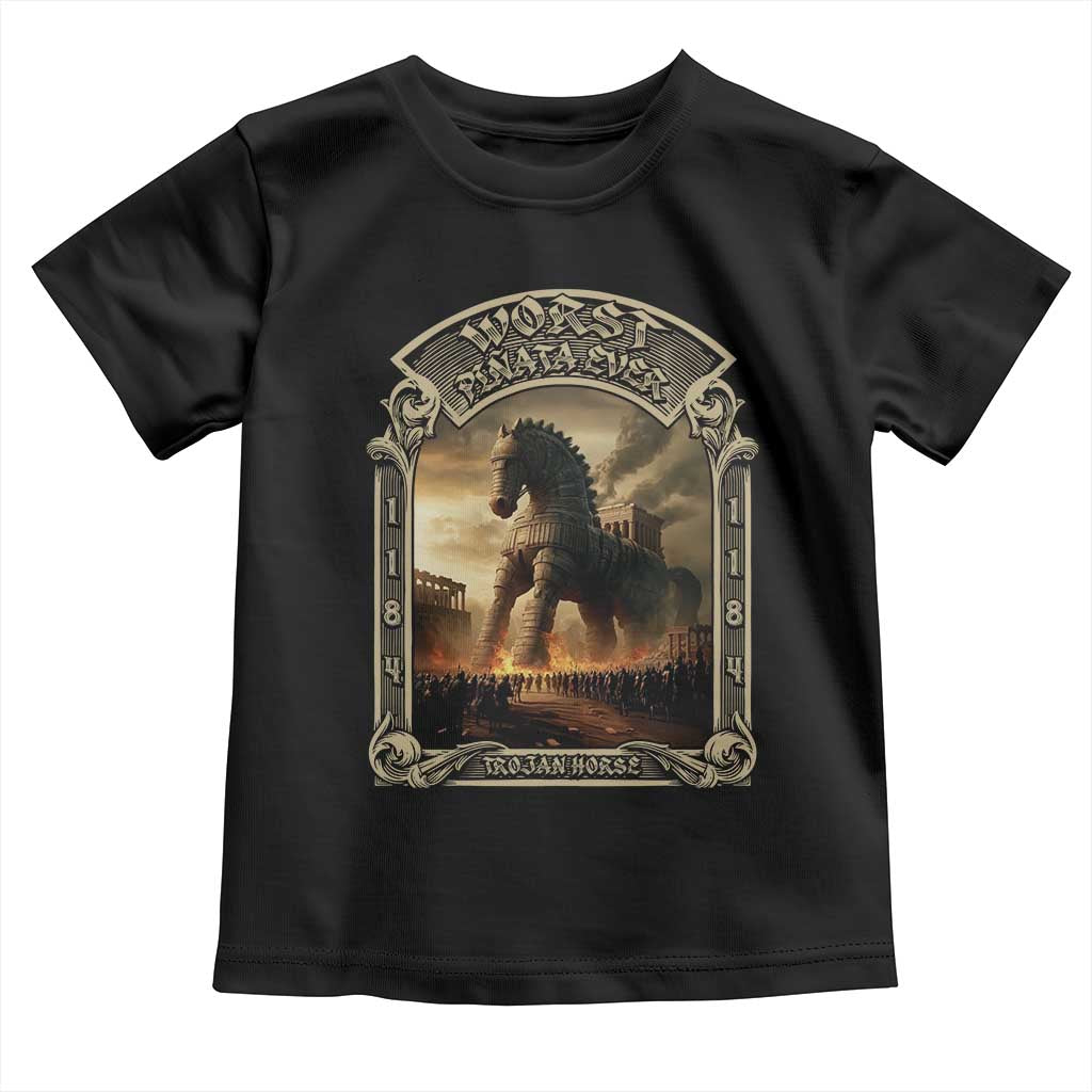 Trojan Horse Toddler T Shirt Ancient Greek Epic Mythlogy History Lover