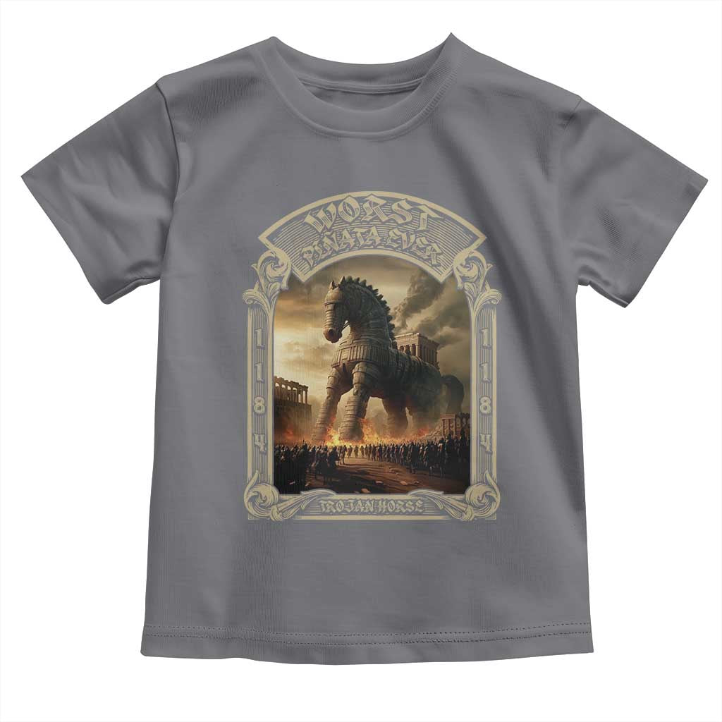 Trojan Horse Toddler T Shirt Ancient Greek Epic Mythlogy History Lover