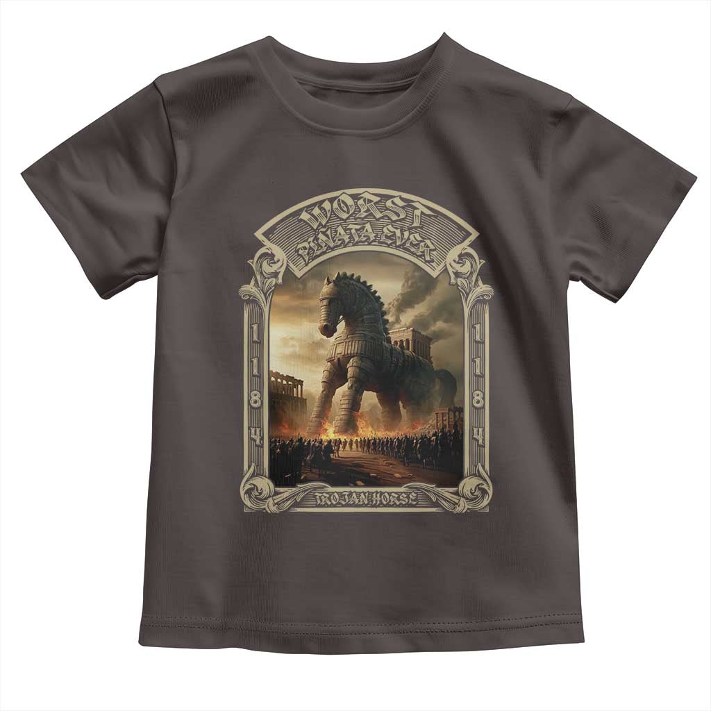 Trojan Horse Toddler T Shirt Ancient Greek Epic Mythlogy History Lover