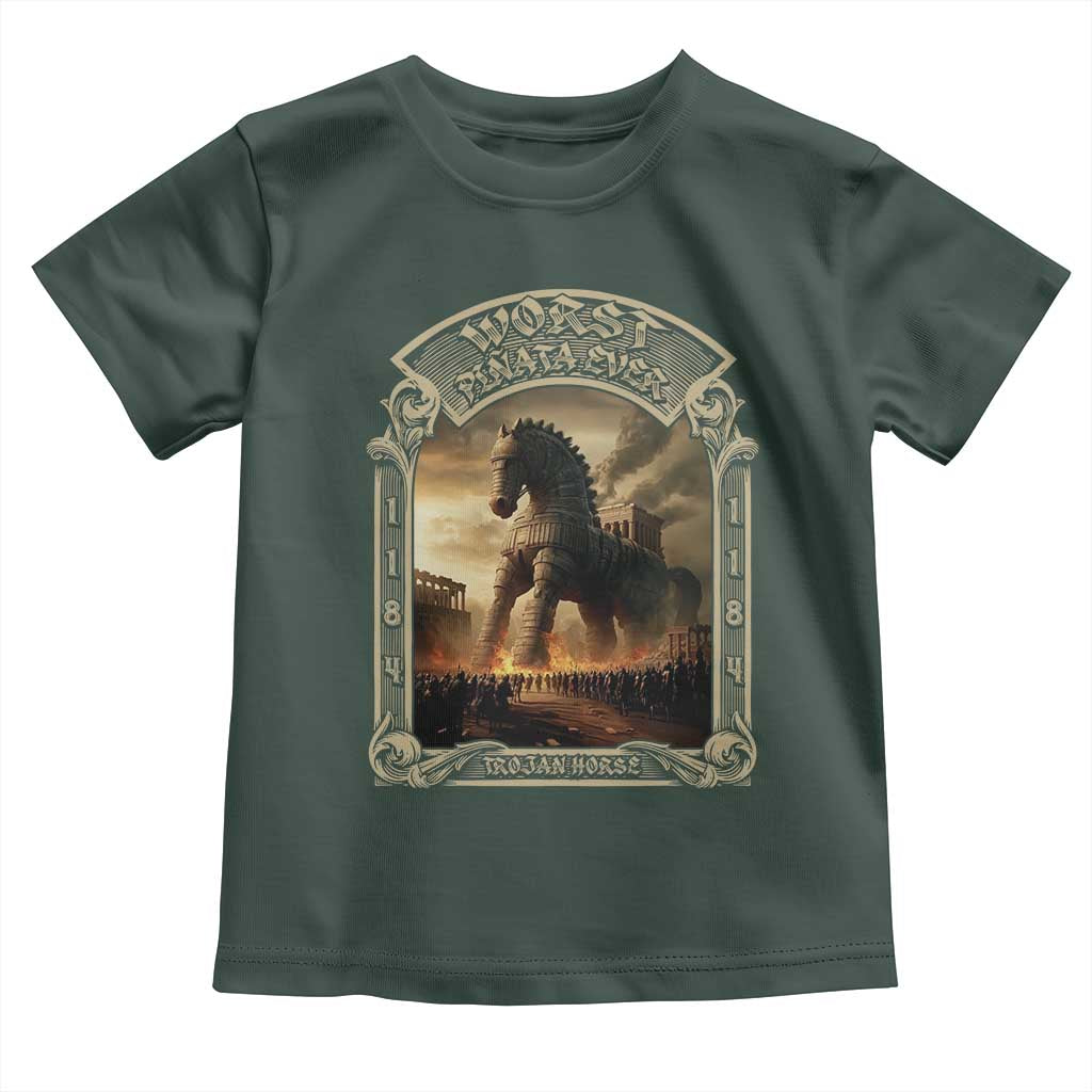 Trojan Horse Toddler T Shirt Ancient Greek Epic Mythlogy History Lover
