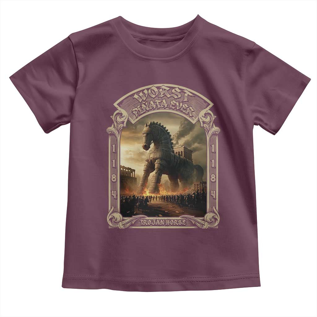 Trojan Horse Toddler T Shirt Ancient Greek Epic Mythlogy History Lover