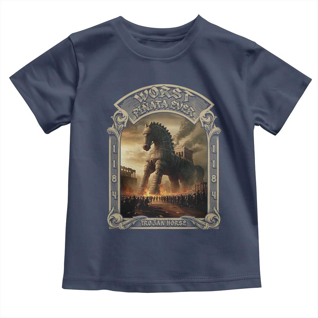Trojan Horse Toddler T Shirt Ancient Greek Epic Mythlogy History Lover
