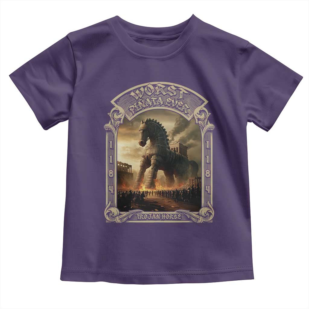 Trojan Horse Toddler T Shirt Ancient Greek Epic Mythlogy History Lover