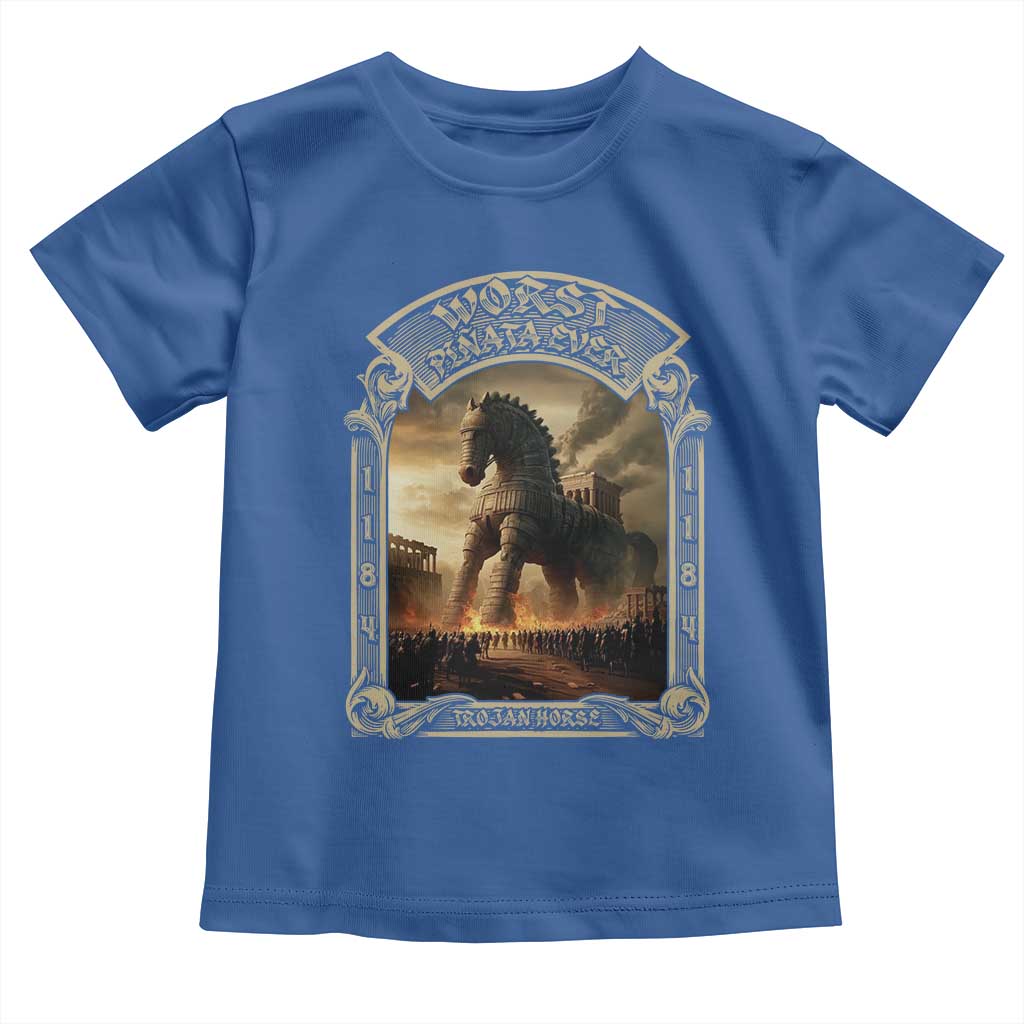 Trojan Horse Toddler T Shirt Ancient Greek Epic Mythlogy History Lover
