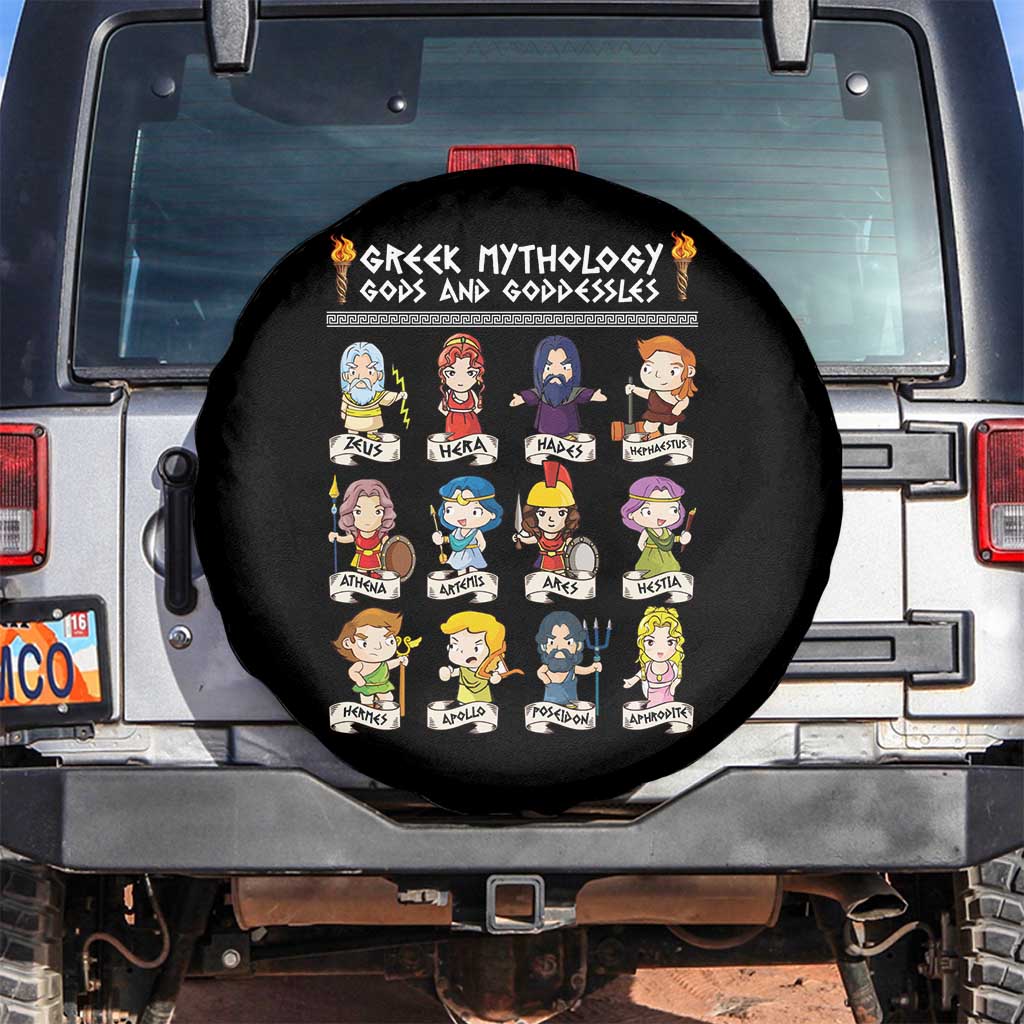 Greek Mythology Spare Tire Cover Gods And Goddesses
