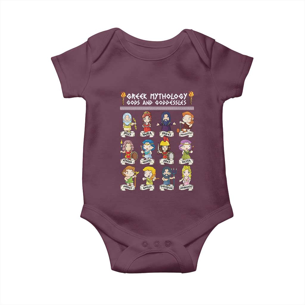 Greek Mythology Baby Onesie Gods And Goddesses