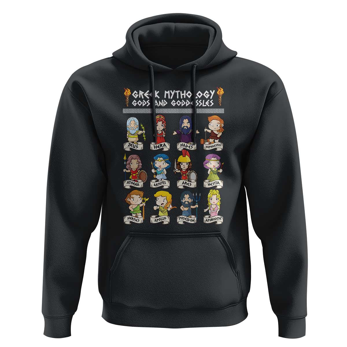 Greek Mythology Hoodie Gods And Goddesses