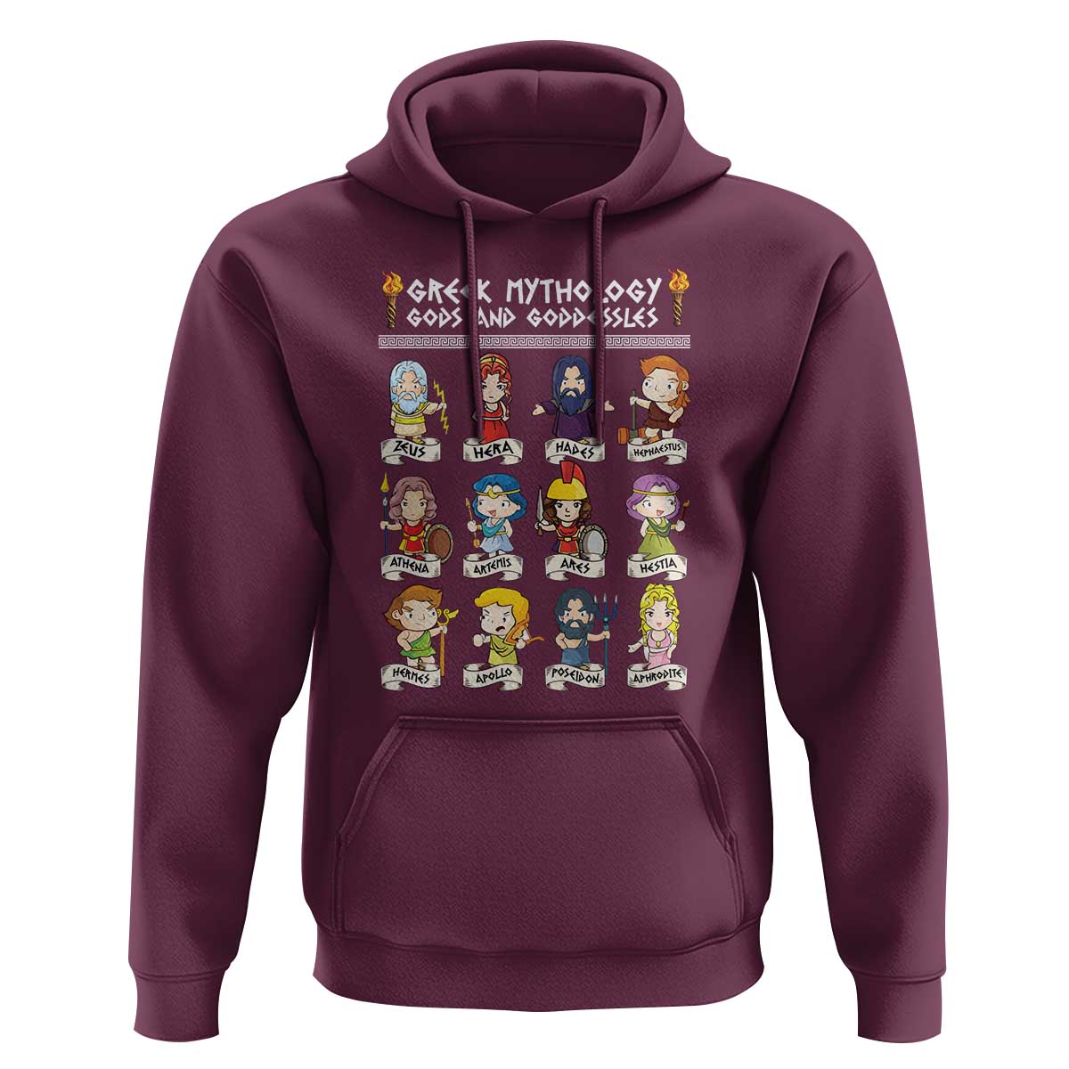 Greek Mythology Hoodie Gods And Goddesses