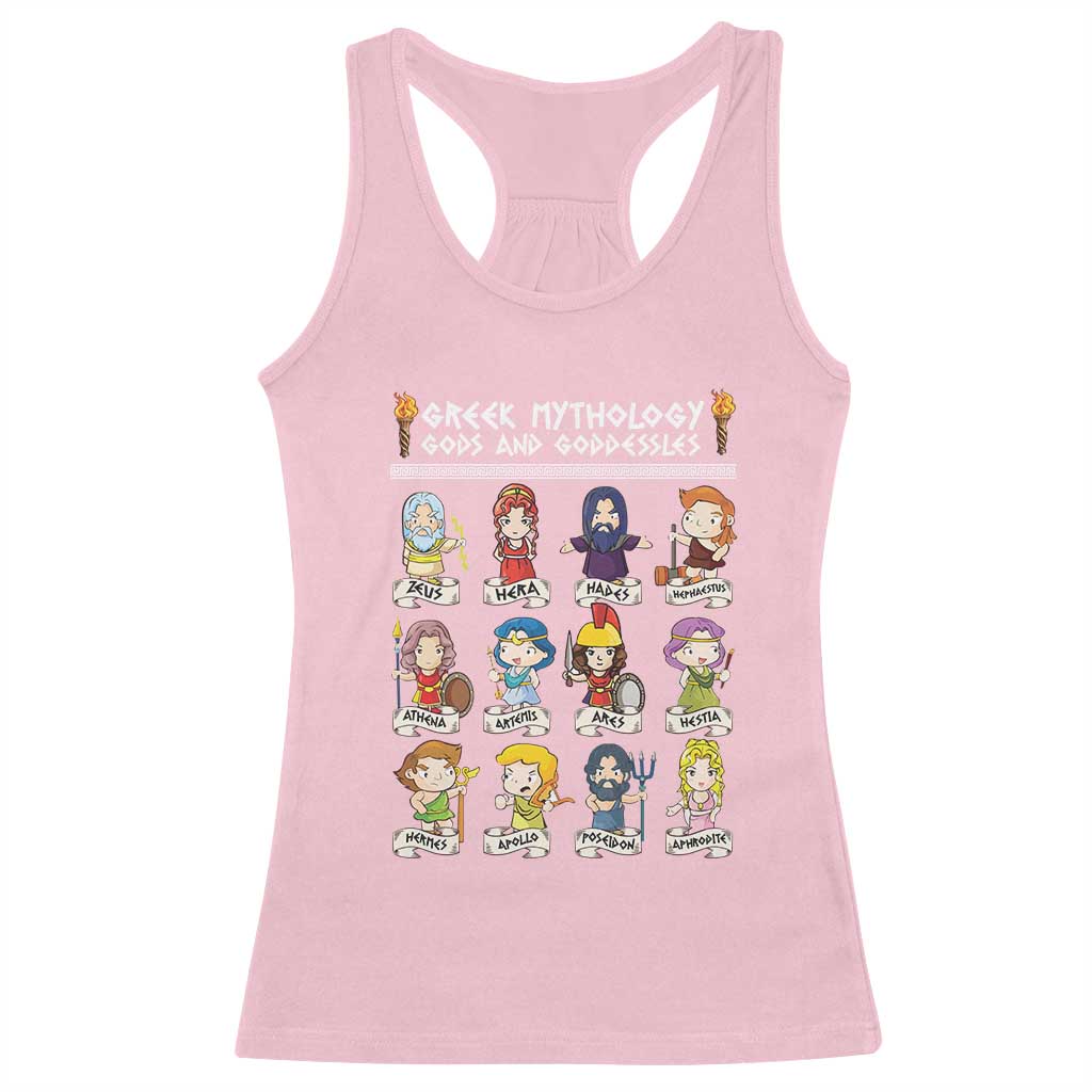 Greek Mythology Racerback Tank Top Gods And Goddesses