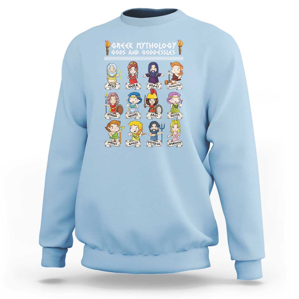 Greek Mythology Sweatshirt Gods And Goddesses