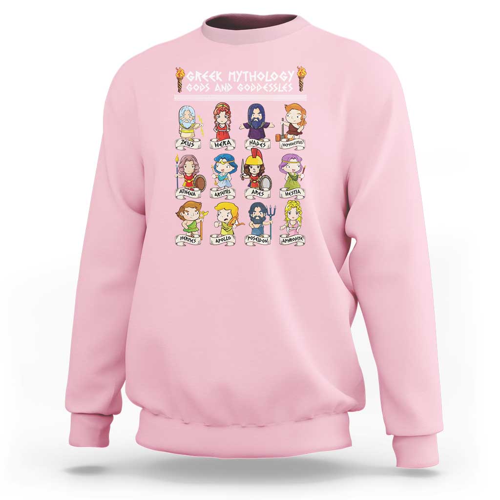 Greek Mythology Sweatshirt Gods And Goddesses
