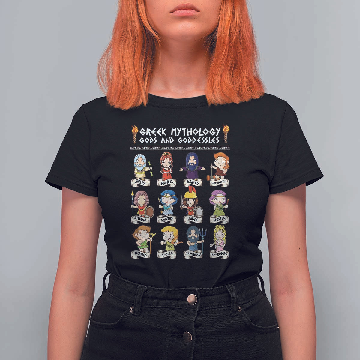 Greek Mythology T Shirt For Women Gods And Goddesses