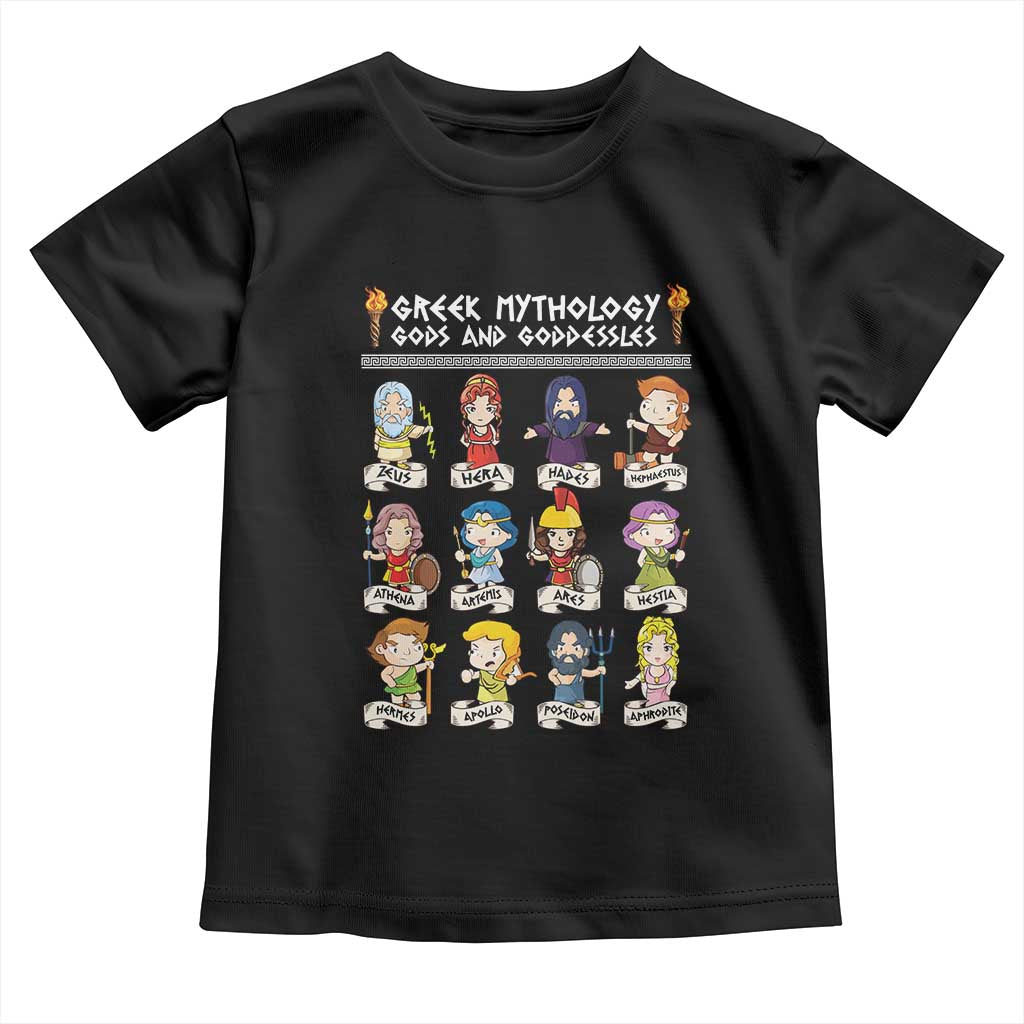 Greek Mythology Toddler T Shirt Gods And Goddesses