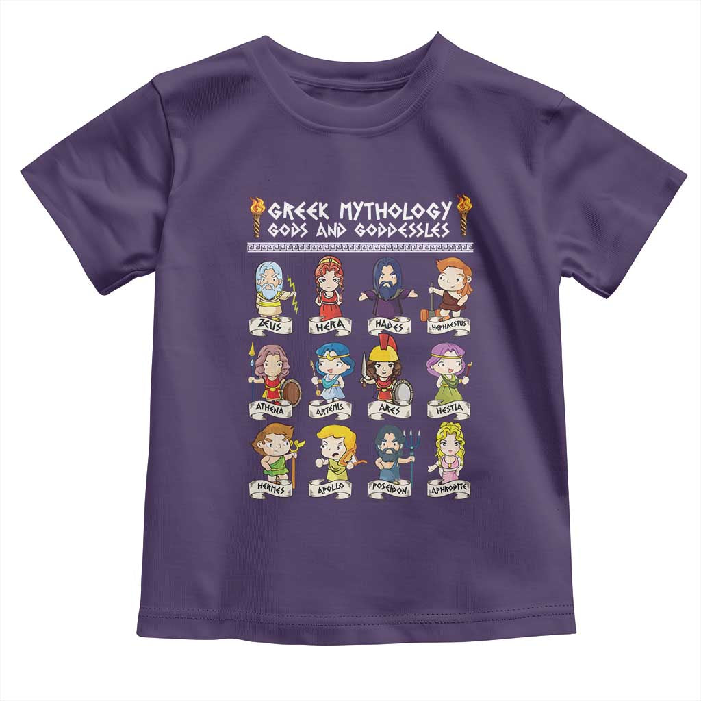Greek Mythology Toddler T Shirt Gods And Goddesses
