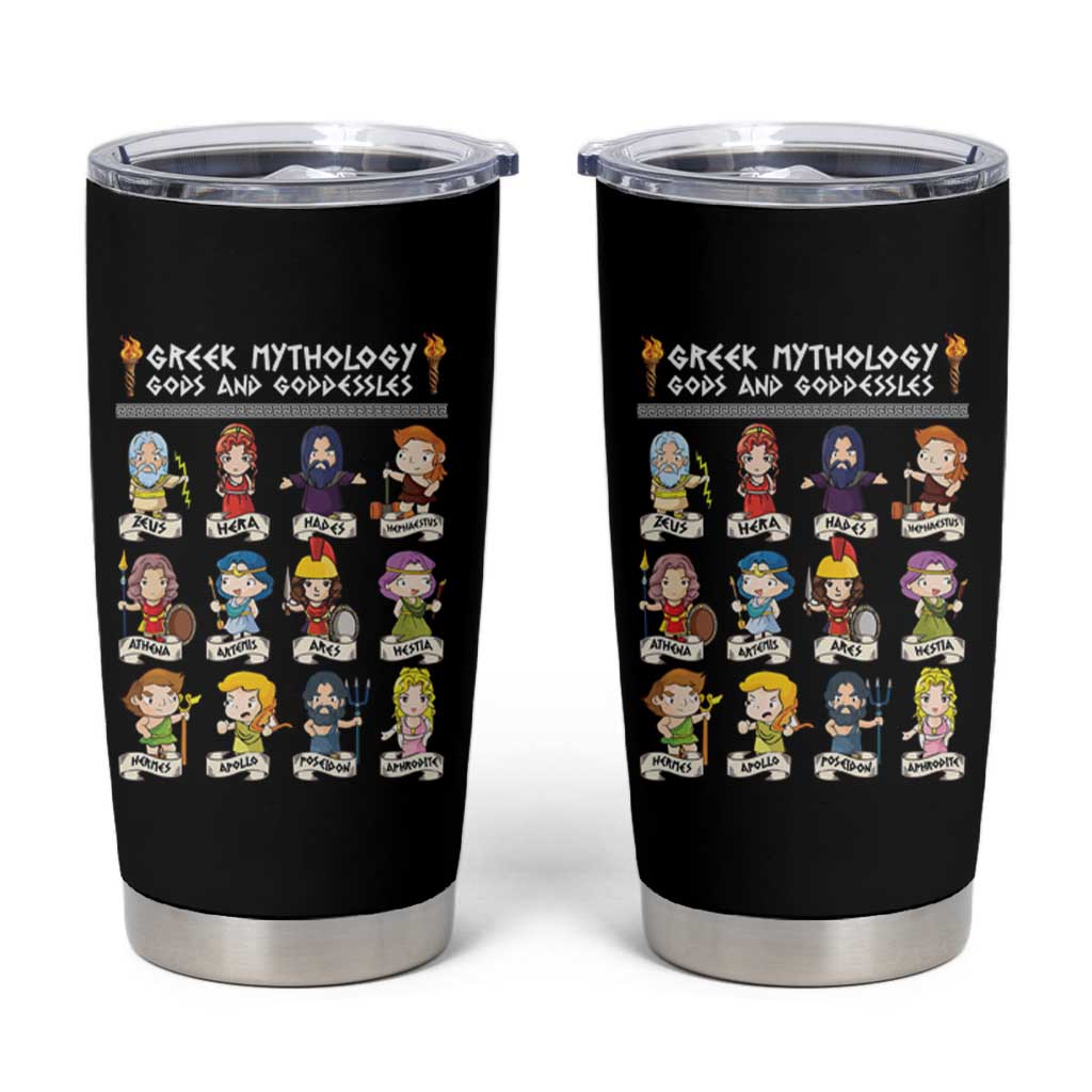 Greek Mythology Tumbler Cup Gods And Goddesses
