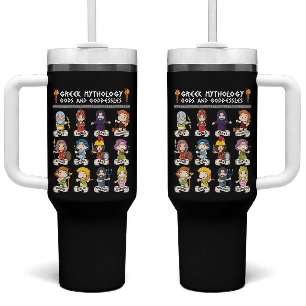 Greek Mythology Tumbler With Handle Gods And Goddesses