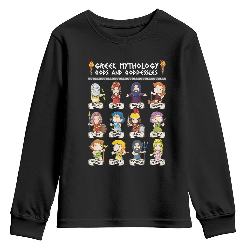 Greek Mythology Youth Sweatshirt Gods And Goddesses