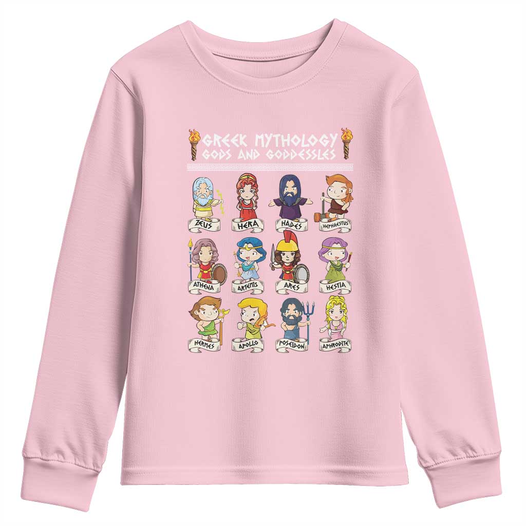 Greek Mythology Youth Sweatshirt Gods And Goddesses
