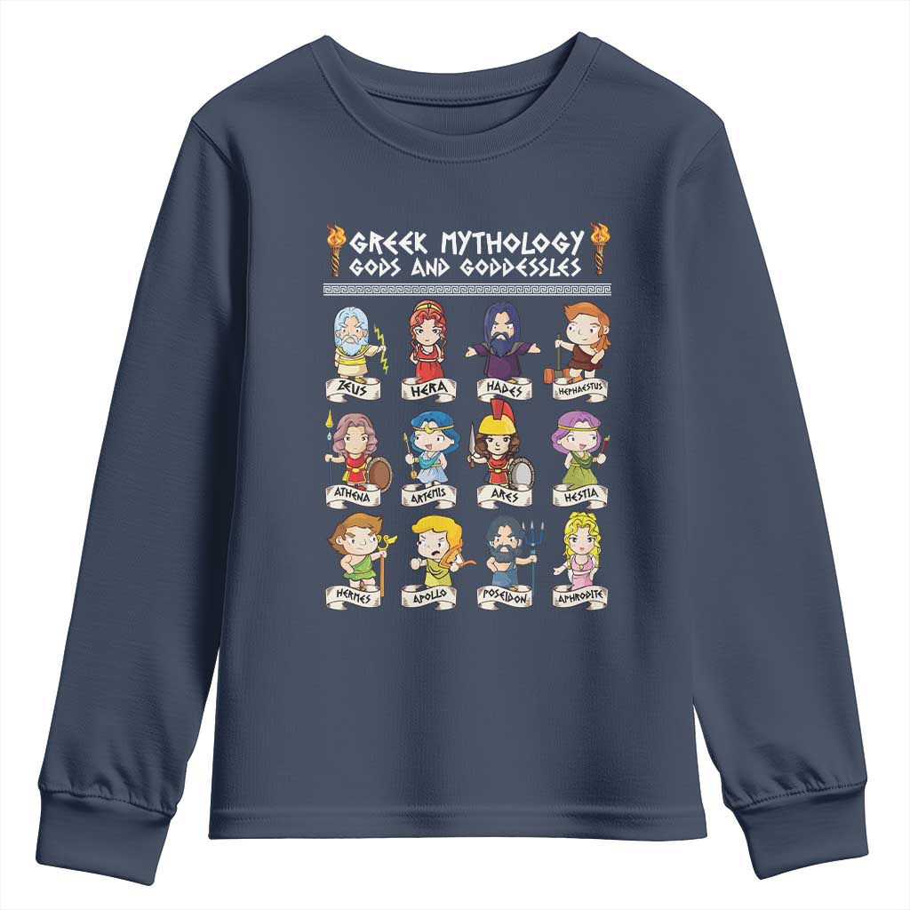 Greek Mythology Youth Sweatshirt Gods And Goddesses