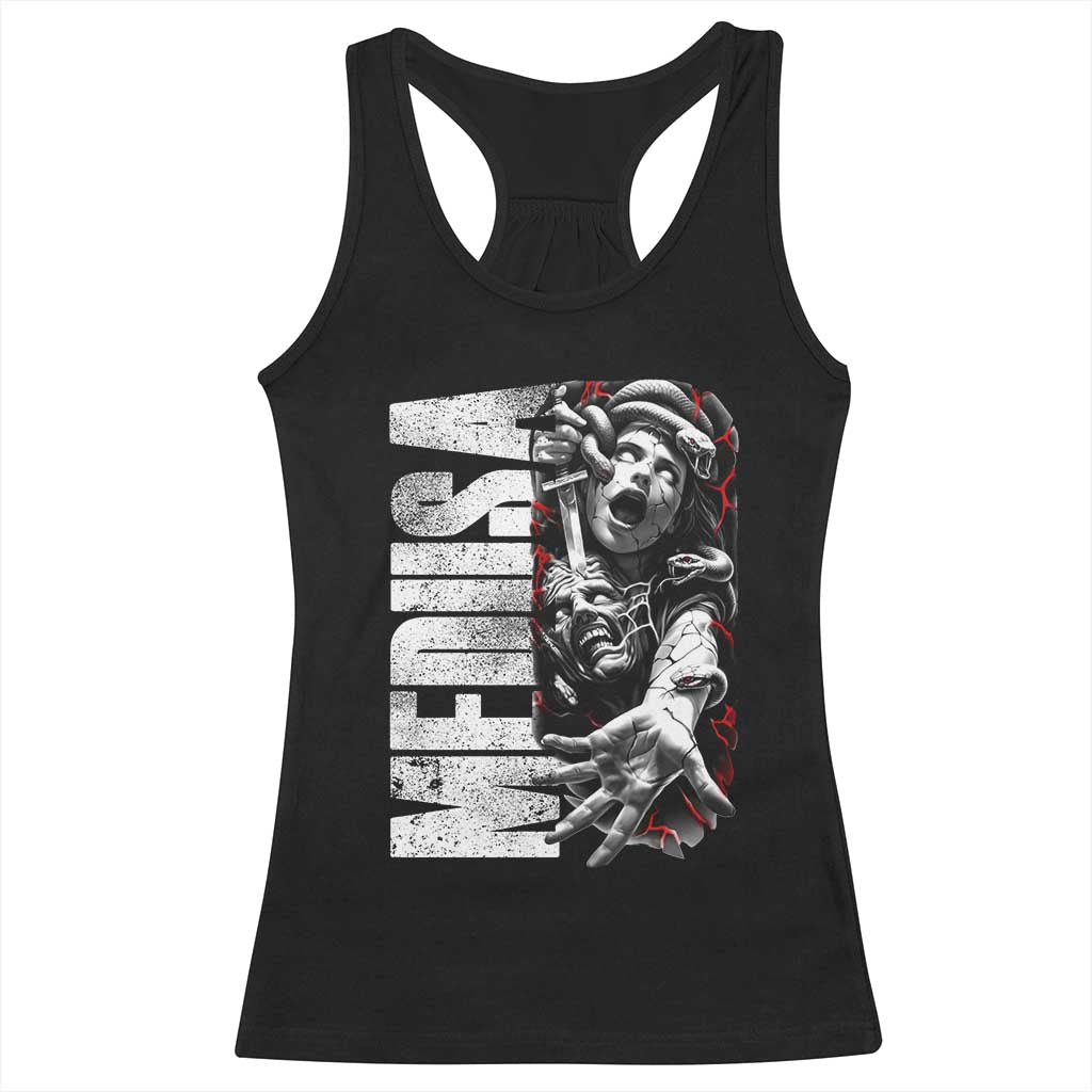 Greek Mythology Medusa Racerback Tank Top