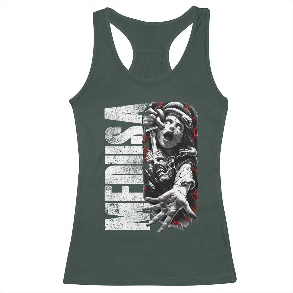 Greek Mythology Medusa Racerback Tank Top