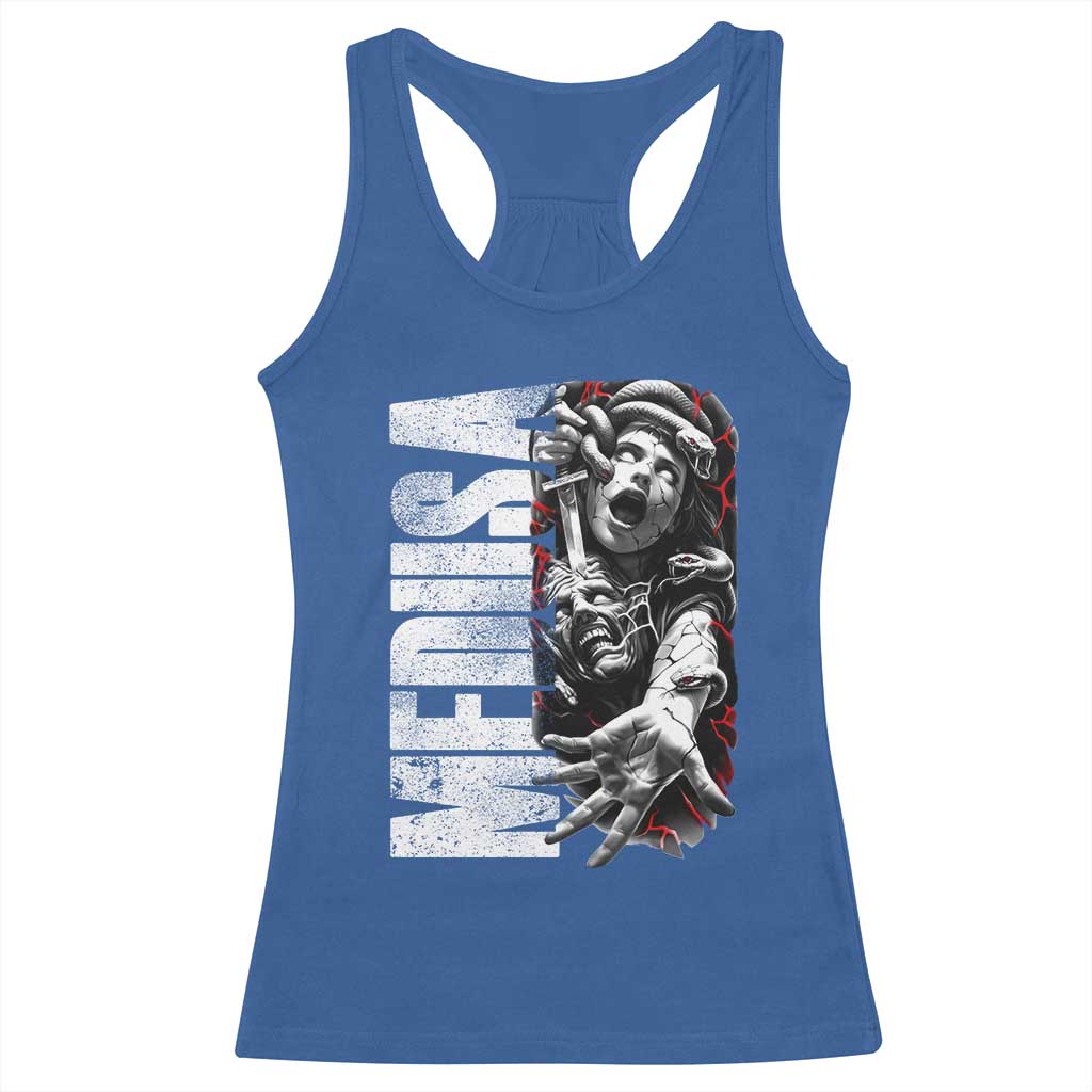 Greek Mythology Medusa Racerback Tank Top