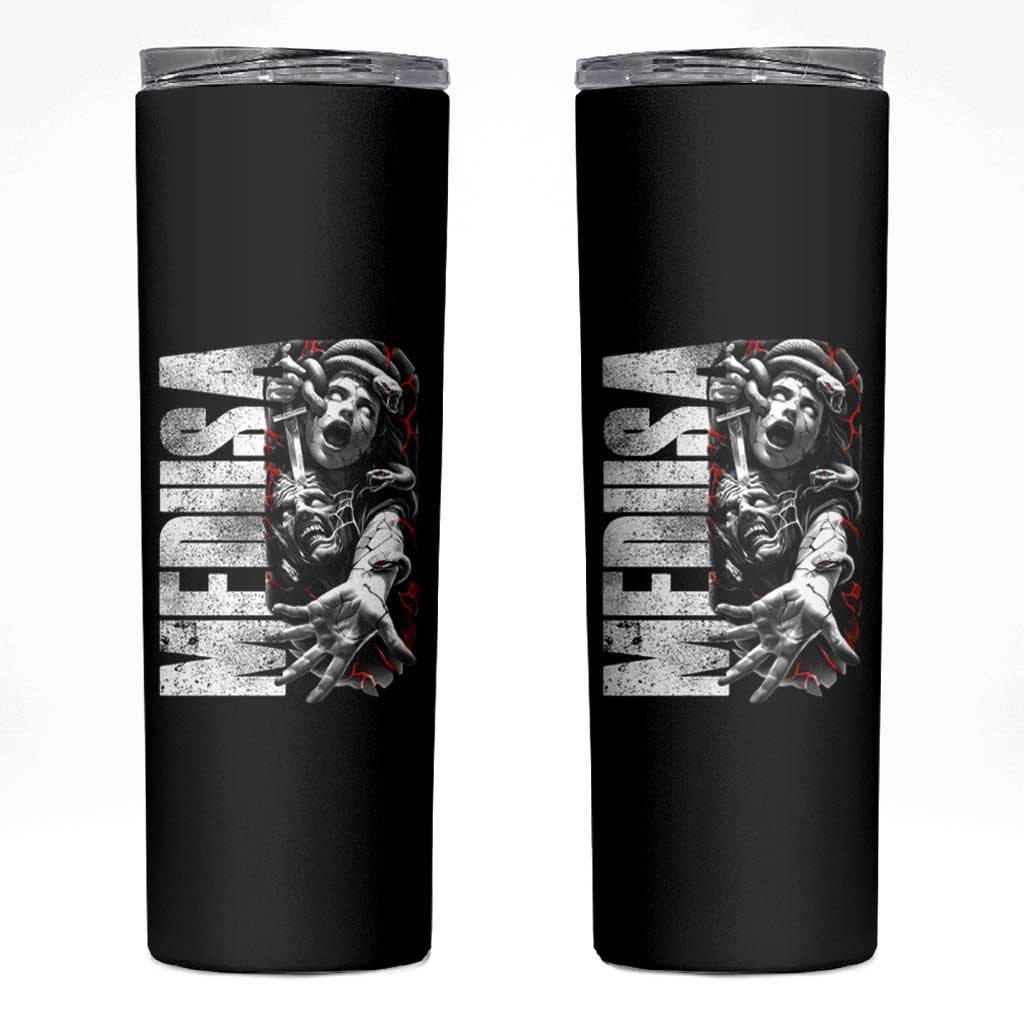 Greek Mythology Medusa Skinny Tumbler