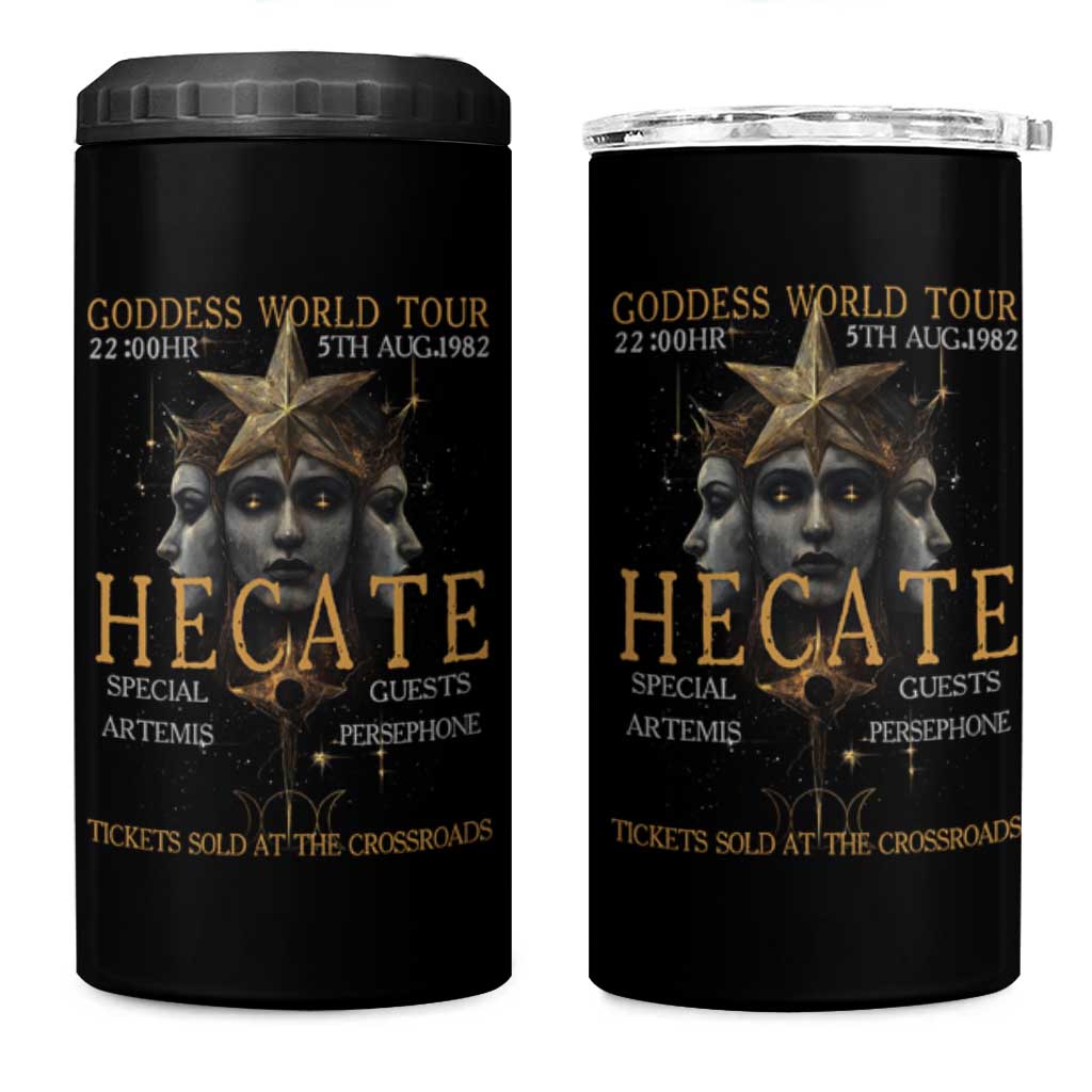 Greek Mythology Hecate Triple Goddess 4 in 1 Can Cooler Tumbler Goddess World Tour Persephone Artemis