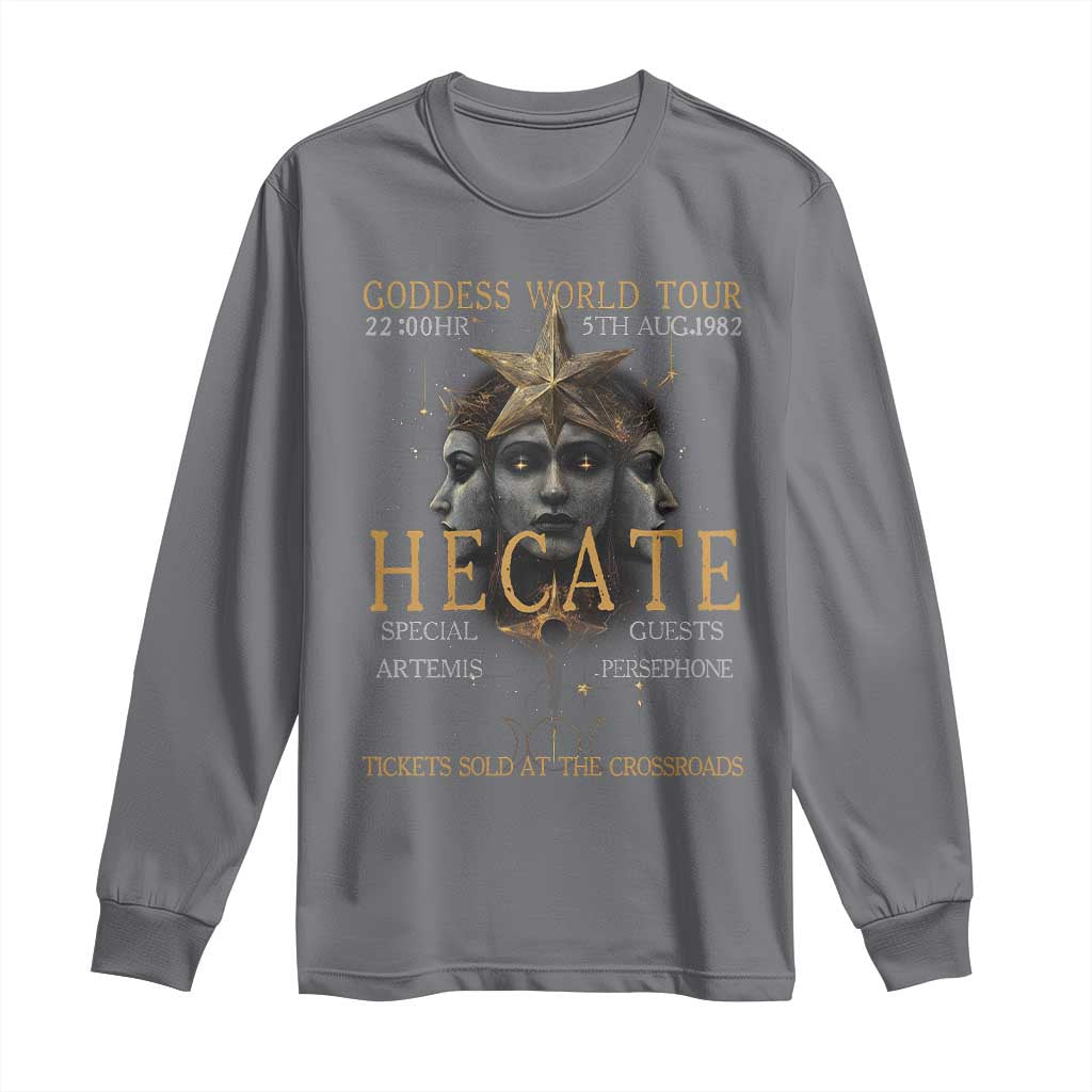 Greek Mythology Hecate Triple Goddess Long Sleeve Shirt Goddess World Tour Persephone Artemis