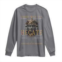 Greek Mythology Hecate Triple Goddess Long Sleeve Shirt Goddess World Tour Persephone Artemis