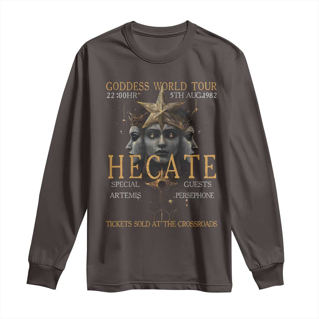 Greek Mythology Hecate Triple Goddess Long Sleeve Shirt Goddess World Tour Persephone Artemis