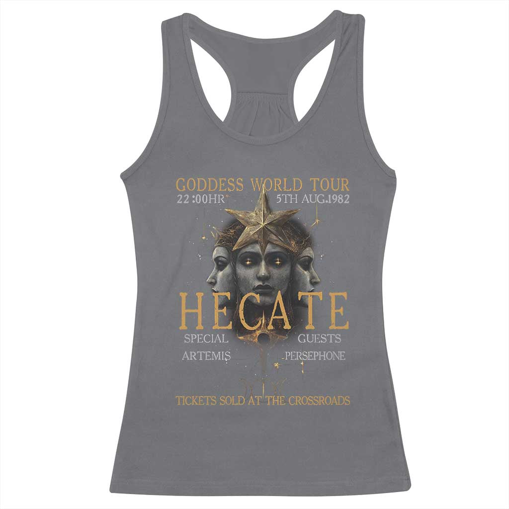 Greek Mythology Hecate Triple Goddess Racerback Tank Top Goddess World Tour Persephone Artemis