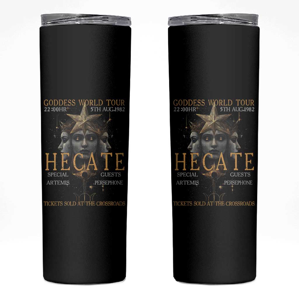 Greek Mythology Hecate Triple Goddess Skinny Tumbler Goddess World Tour Persephone Artemis