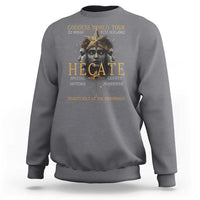 Greek Mythology Hecate Triple Goddess Sweatshirt Goddess World Tour Persephone Artemis