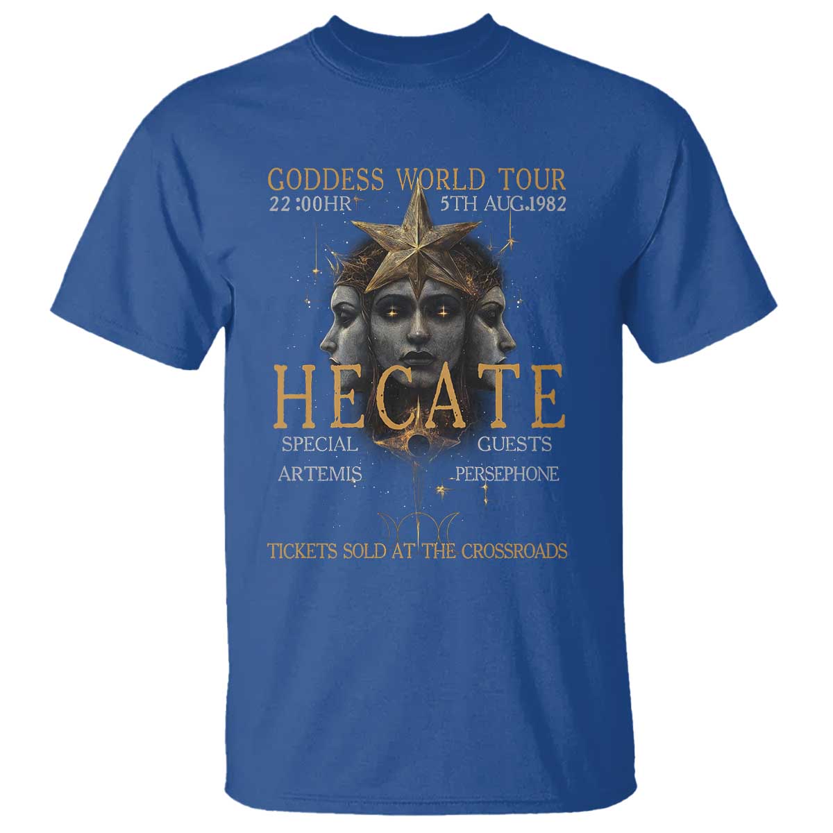 Greek Mythology Hecate Triple Goddess T Shirt Goddess World Tour Persephone Artemis