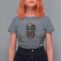 Greek Mythology Hecate Triple Goddess T Shirt For Women Goddess World Tour Persephone Artemis