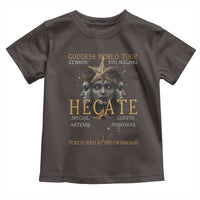 Greek Mythology Hecate Triple Goddess Toddler T Shirt Goddess World Tour Persephone Artemis
