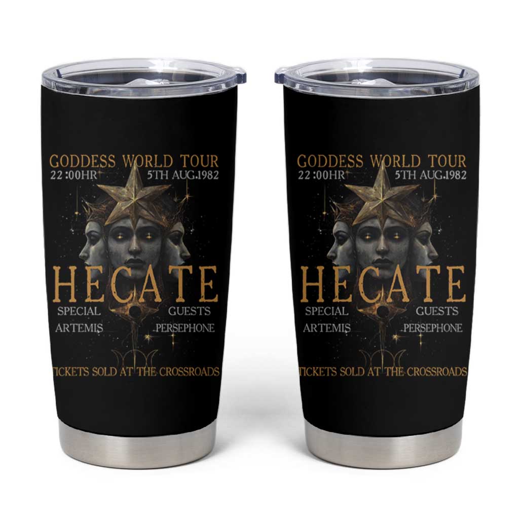 Greek Mythology Hecate Triple Goddess Tumbler Cup Goddess World Tour Persephone Artemis