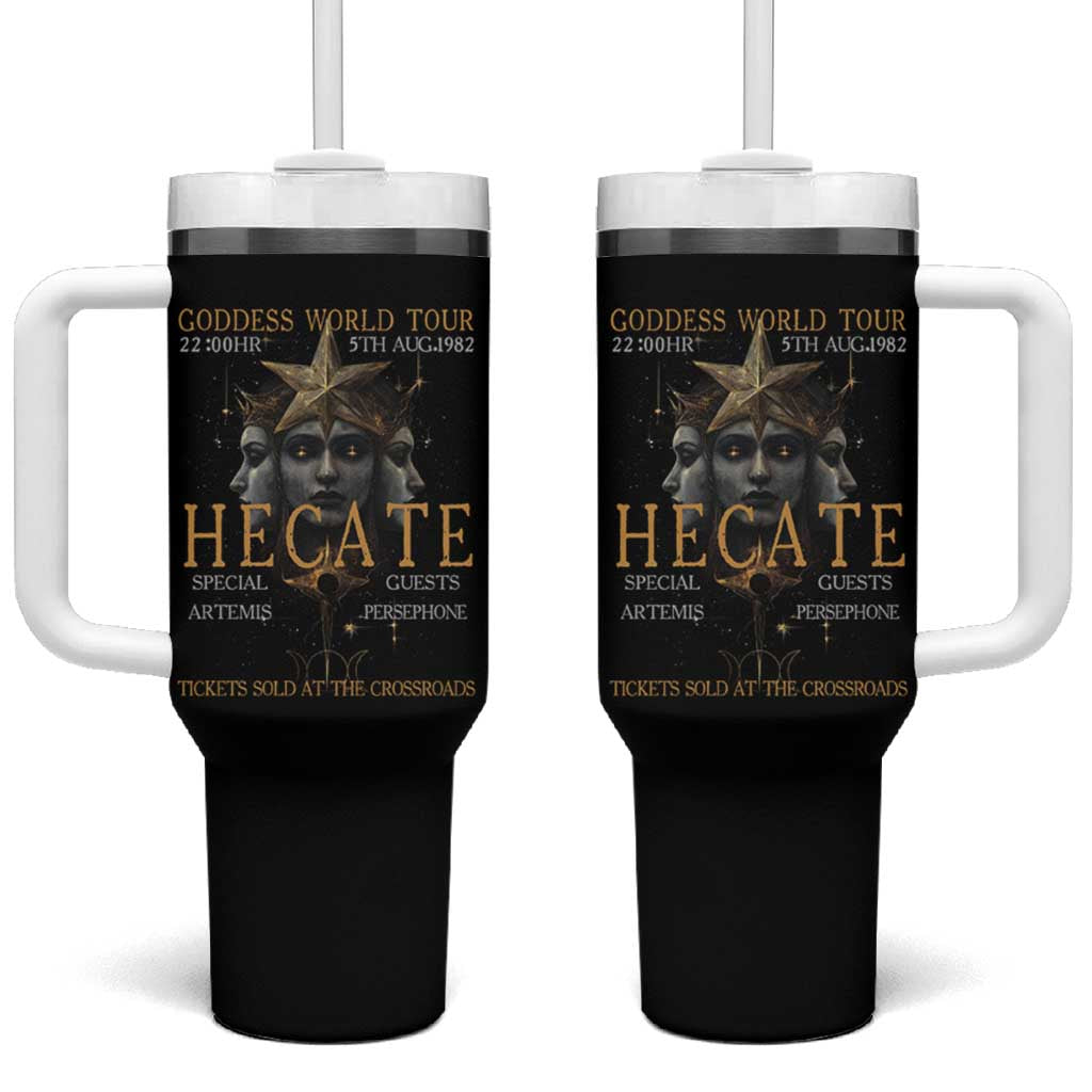 Greek Mythology Hecate Triple Goddess Tumbler With Handle Goddess World Tour Persephone Artemis