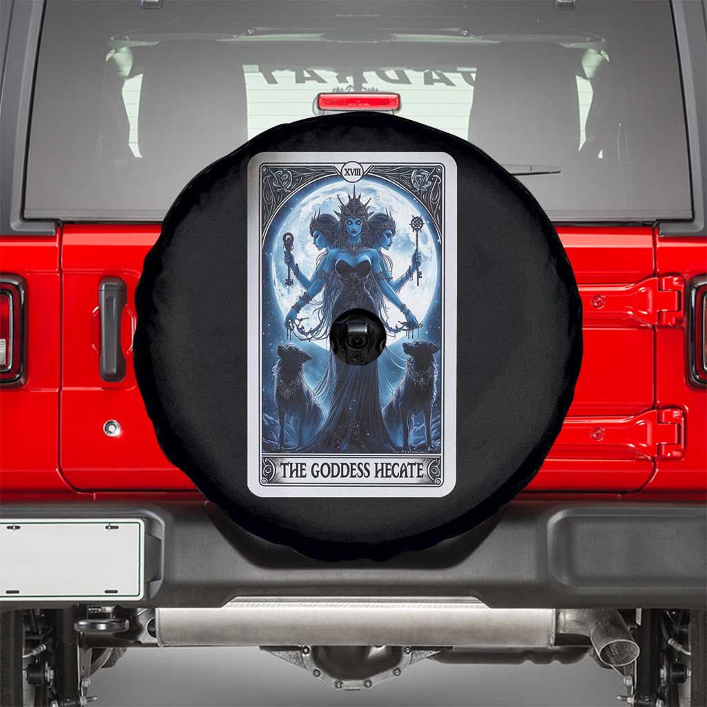 Greek Mythology Hecate Triple Goddess Spare Tire Cover Moon Pagan Gothic Witch