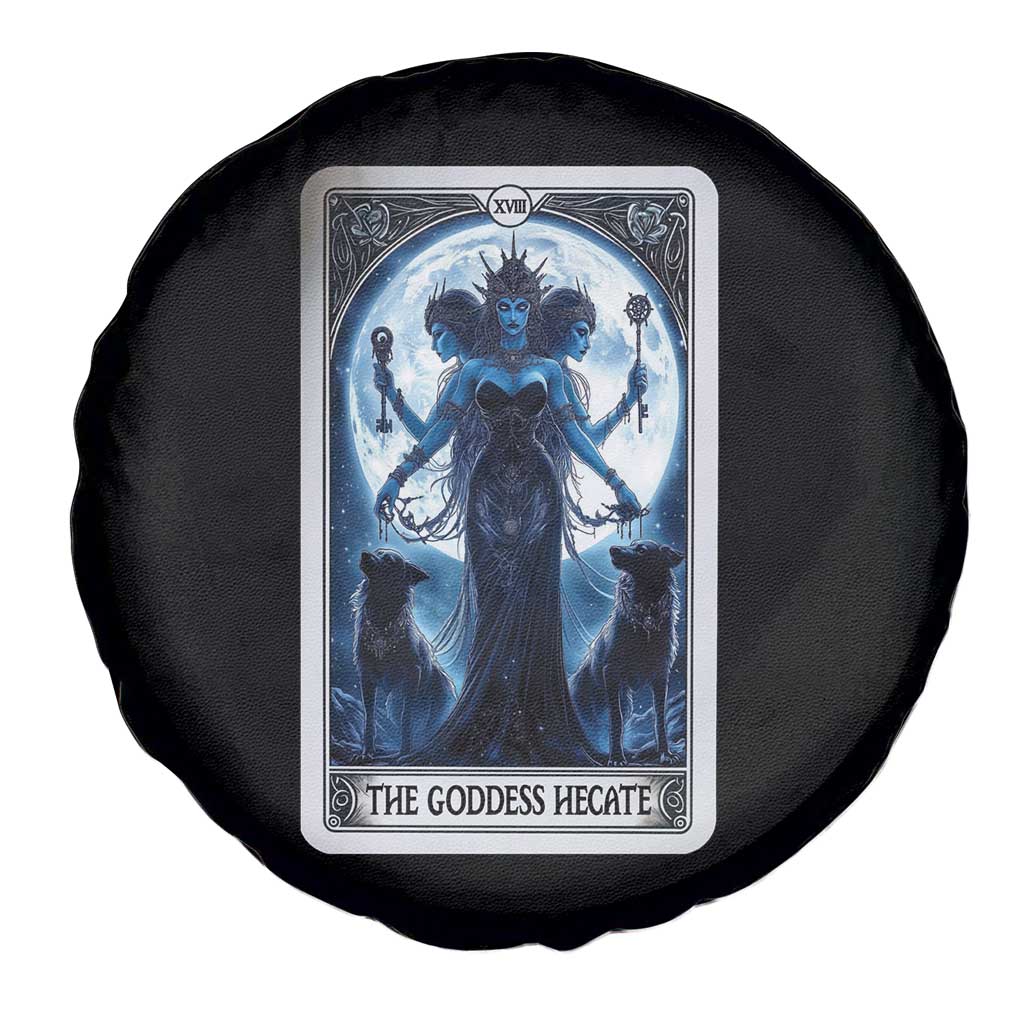 Greek Mythology Hecate Triple Goddess Spare Tire Cover Moon Pagan Gothic Witch