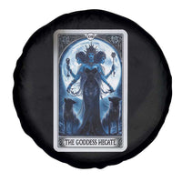 Greek Mythology Hecate Triple Goddess Spare Tire Cover Moon Pagan Gothic Witch