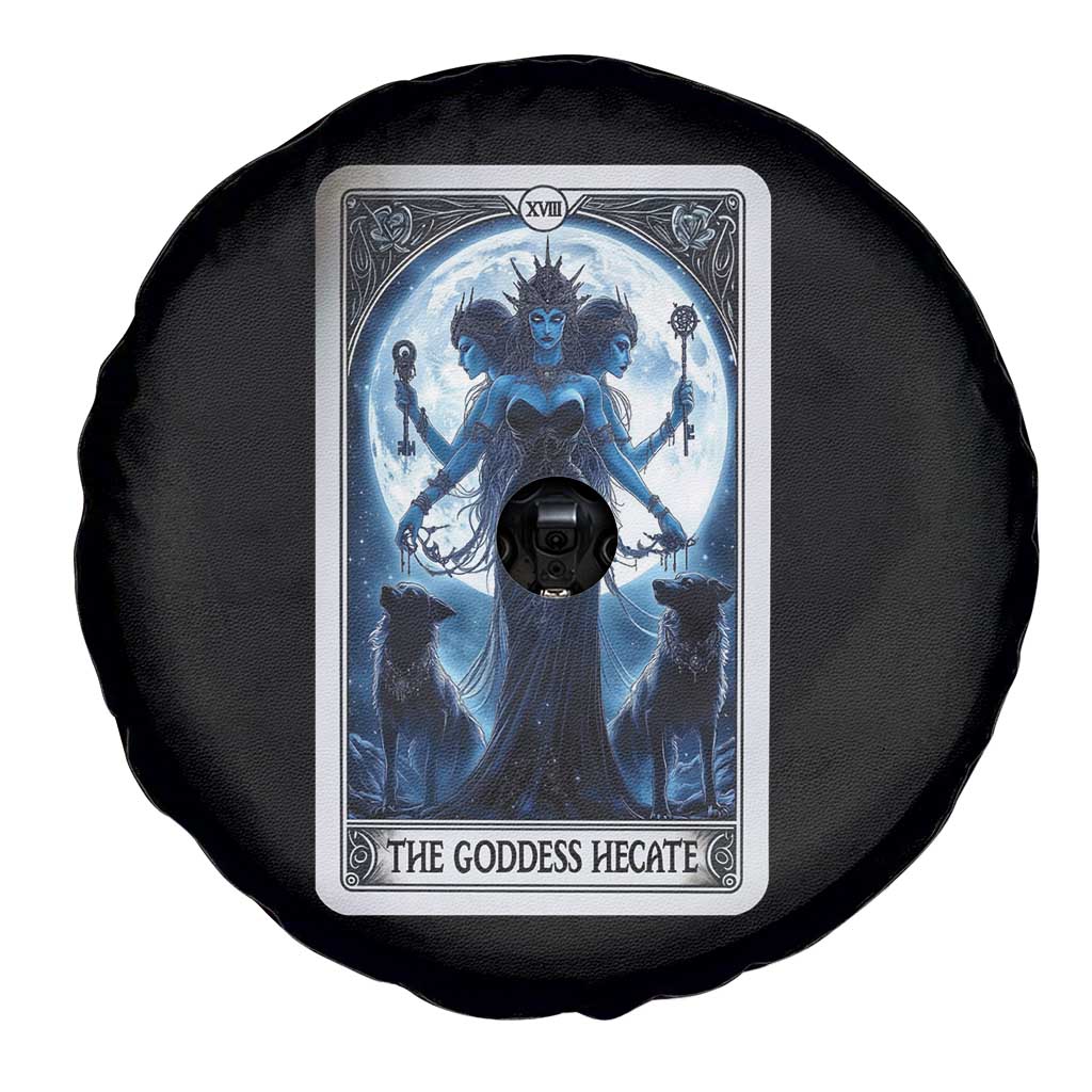 Greek Mythology Hecate Triple Goddess Spare Tire Cover Moon Pagan Gothic Witch