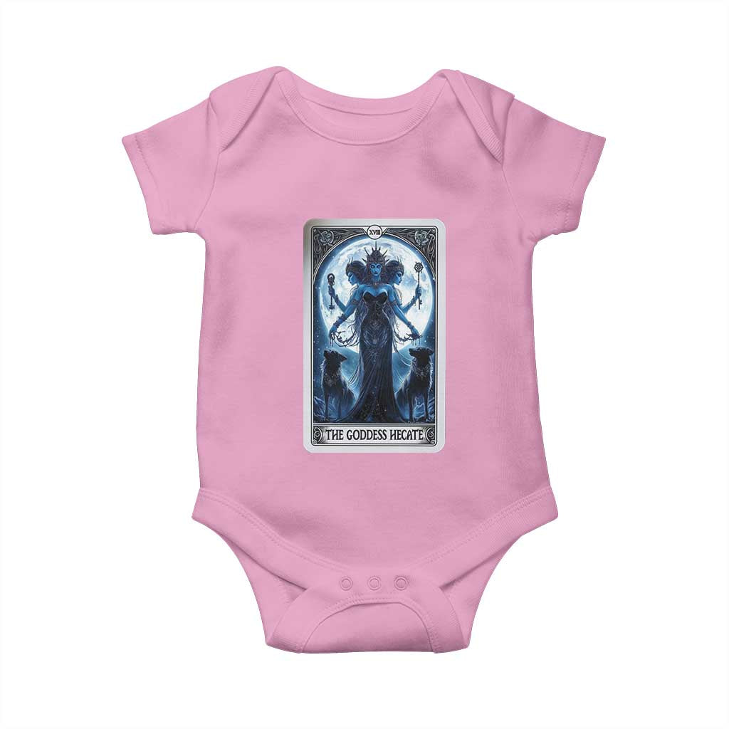 Greek Mythology Hecate Triple Goddess Baby Onesie Moon Pagan Gothic Witch
