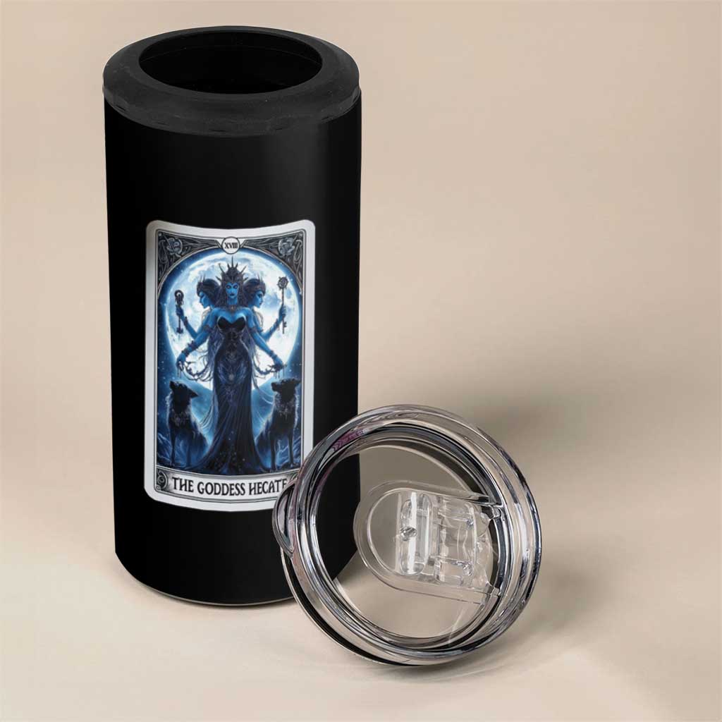 Greek Mythology Hecate Triple Goddess 4 in 1 Can Cooler Tumbler Moon Pagan Gothic Witch