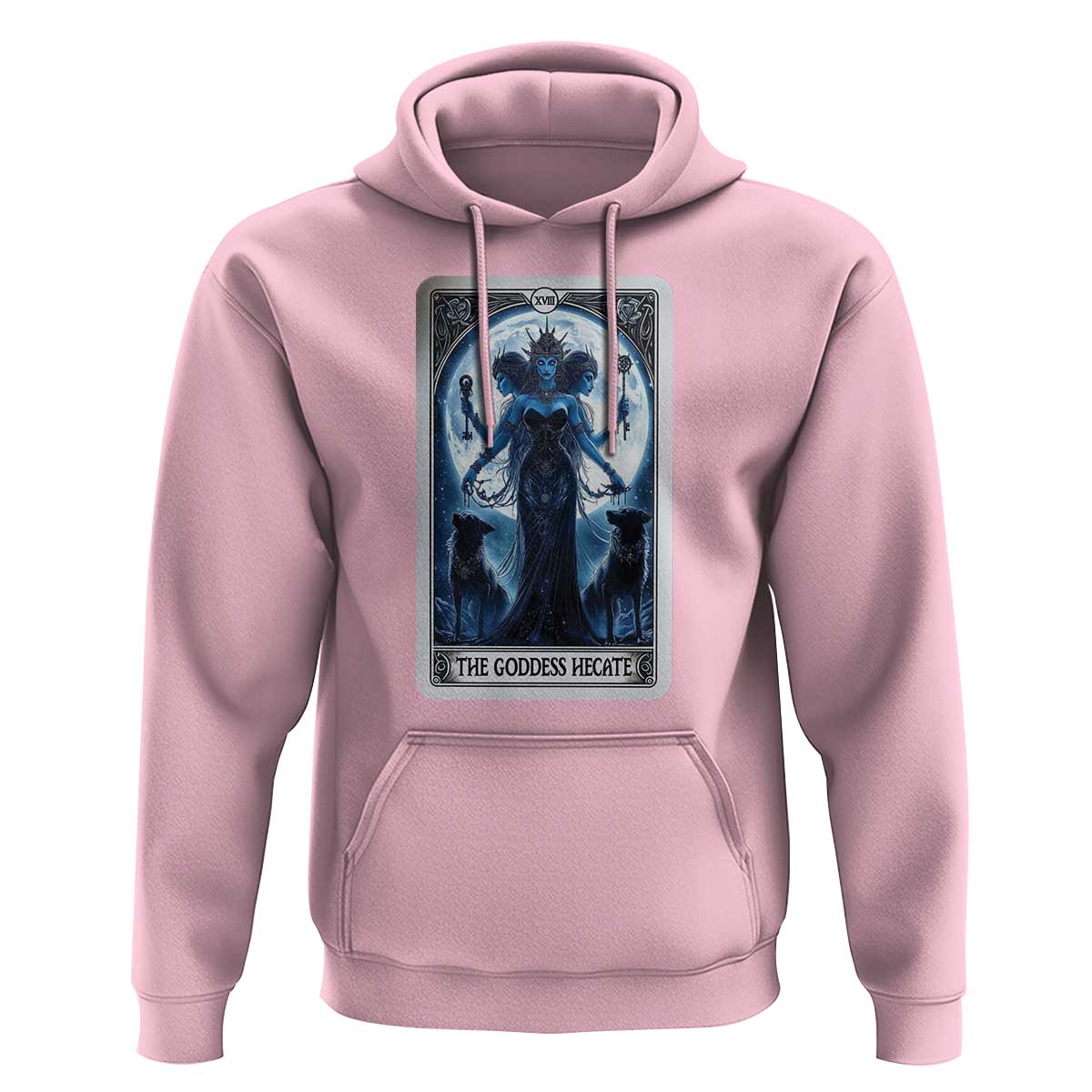 Greek Mythology Hecate Triple Goddess Hoodie Moon Pagan Gothic Witch