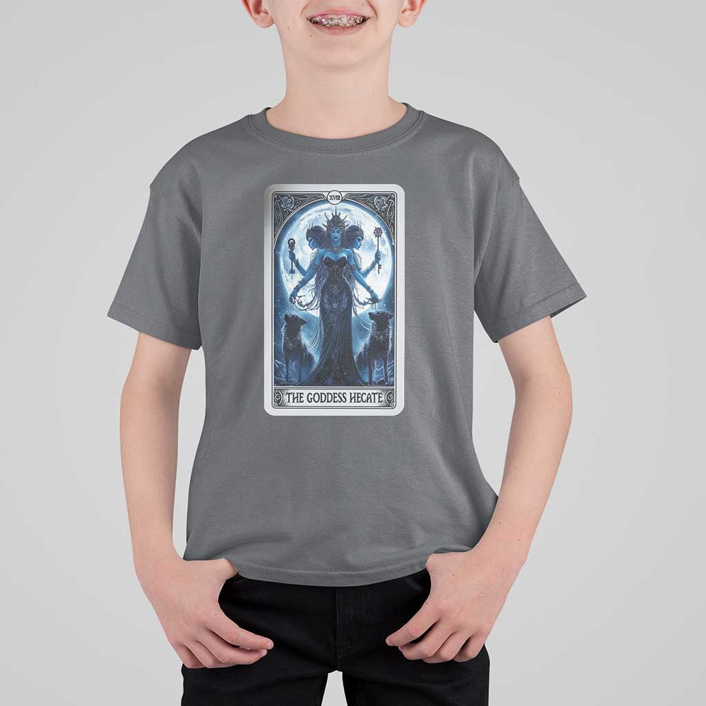 Greek Mythology Hecate Triple Goddess T Shirt For Kid Moon Pagan Gothic Witch