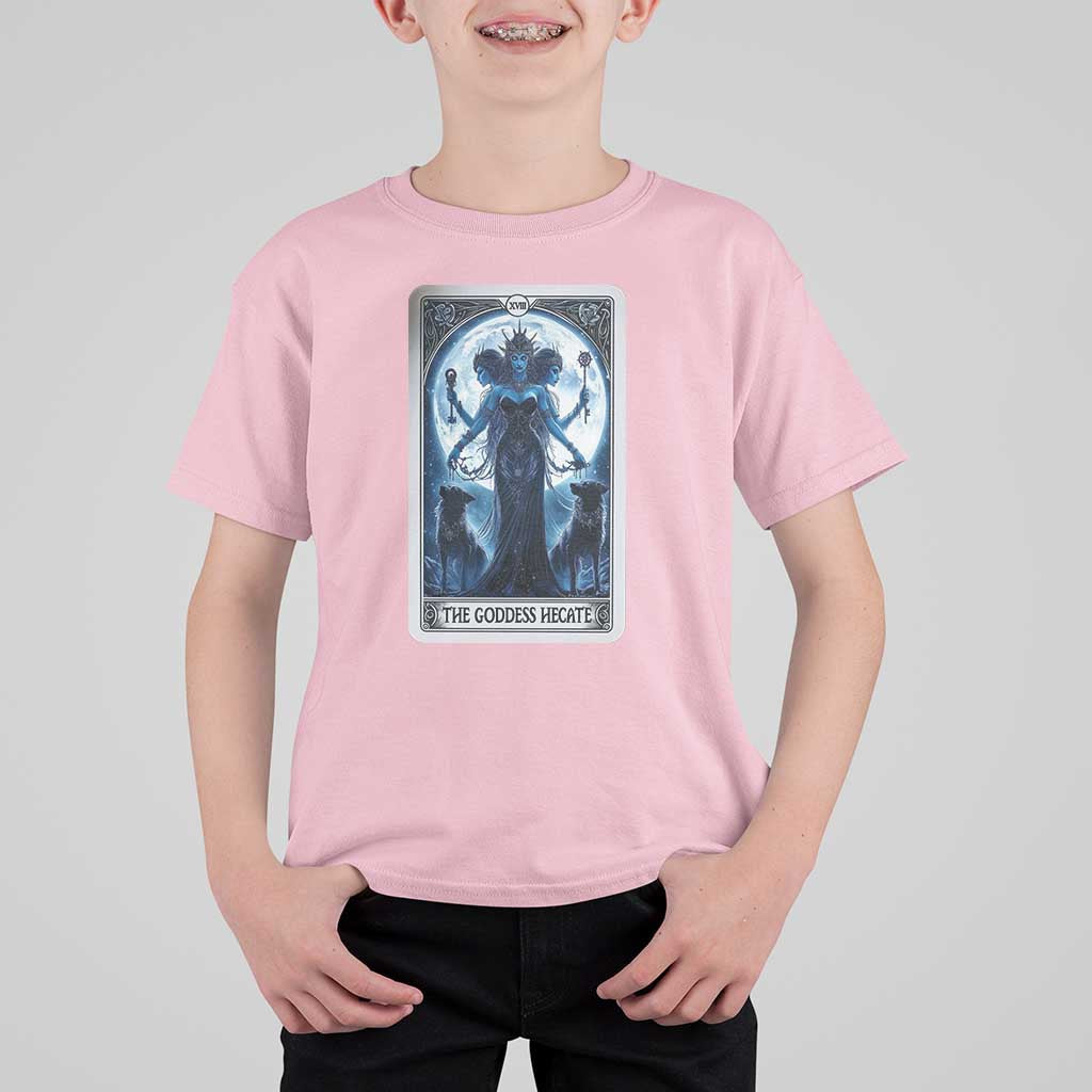 Greek Mythology Hecate Triple Goddess T Shirt For Kid Moon Pagan Gothic Witch