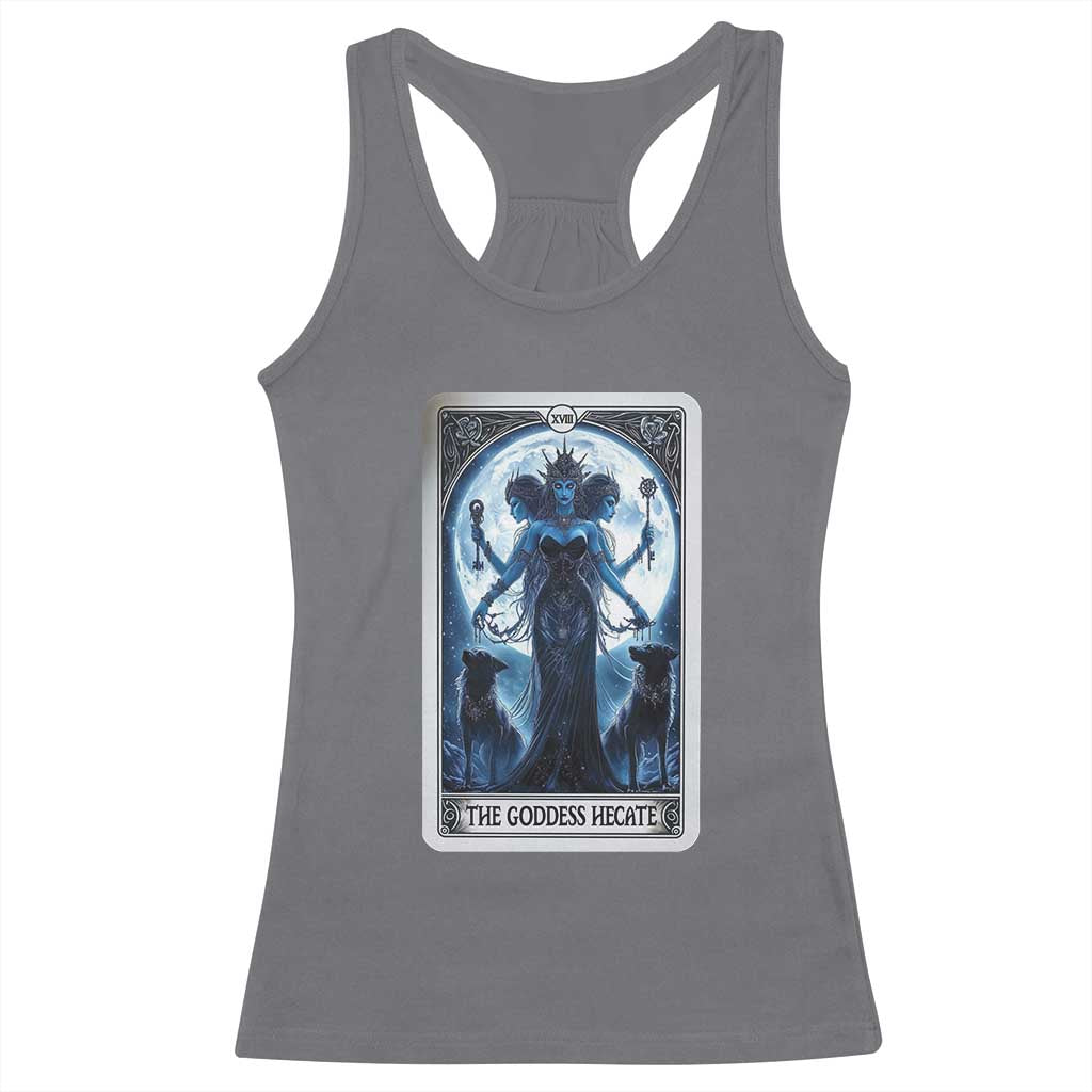 Greek Mythology Hecate Triple Goddess Racerback Tank Top Moon Pagan Gothic Witch